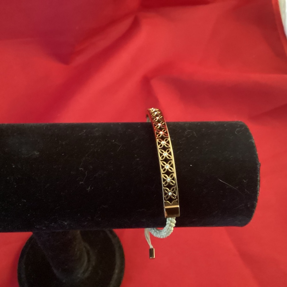 Fossil gold tone slider bracelet